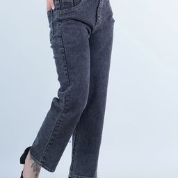 Moda Rapido Women Classic Boyfriend Fit Mid-Rise Light Fade Stretchable Jeans-picture-48