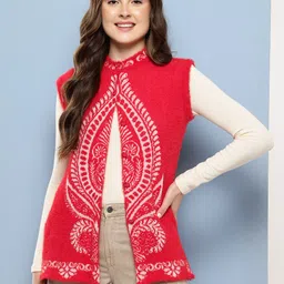 Aarika Women Embellished Longline Cardigan-picture-17