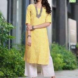Moda Rapido Selection Of 2 Leheriya Printed Straight Kurtas-image-36