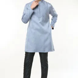 RNG Safawala Men Regular Thread Work Pure Cotton Kurta with Trousers-picture-48