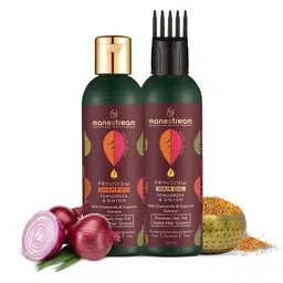 Manestream Set Of 2 Fenugrow Ayurvedic Hair Oil & Shampoo - 100Ml Each-37
