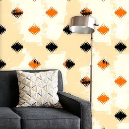 ArtzFolio Printed UV-Resistant Anti-Bacterial Abstract Brush StrokePeel & Stick Wallpaper-image-55