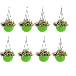 Rattan Hanging Planters Pot with Metal Hanging Chain-image-41