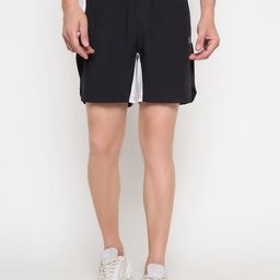 John Players Men Colourblocked Running Sports Shorts with Technology-image-63