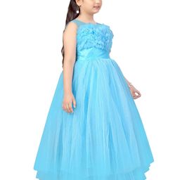 Aarika Net Fit & Flare Maxi Dress image 5