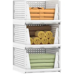 Panchhi Store White Set of 3 Reusable Multi-Utility Organisers-0