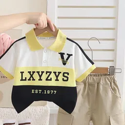 StyleCast x Revolte Boys Printed Pure Cotton T-shirt with Shorts-image-94
