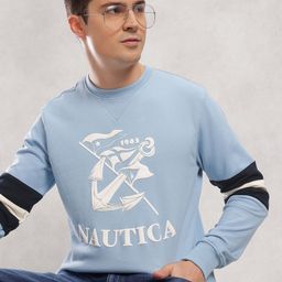 Nautica Men Brand Logo Printed Sweatshirt-picture-33