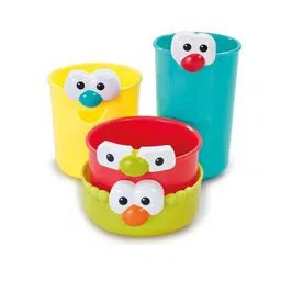 Rowan Funny Faces Bath Beakers Toys-54