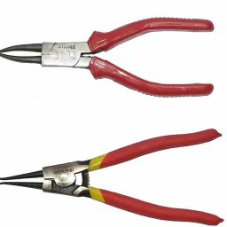 Enternal & External Straight Nose Circlip Pliers Pack of 2 Circlip Plier-picture-26