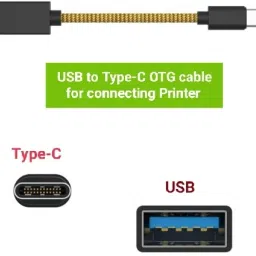 JANGI USB Type C OTG Adapter TX902 USB Type-C OTG Adapter for connecting Printer to mobile phones USB Cable image 5
