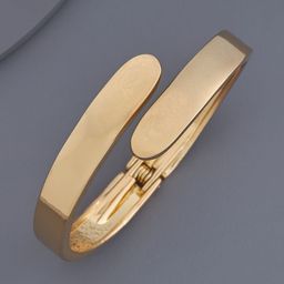 Kushal's Fashion Jewellery Gold-Plated Kada Bracelet-48