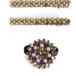 RIBBON CANDY Girls Set of 3 Embellished Hair Accessories-25