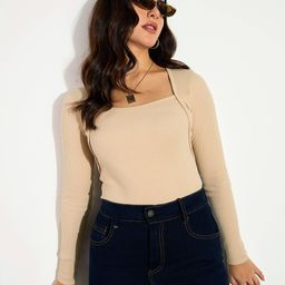 SASSAFRAS Women Square Neck Regular Top-picture-40