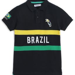 Provogue Boys Striped Polo Collar Cotton T-shirt-image-62