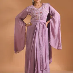 Morchari Embroidered Co-ords with Dupatta-image-0