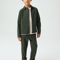 H&M Ribbed Velour Trousers-picture-7