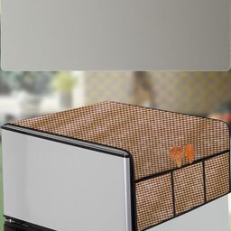 The Furnishing Tree Brown Plastic Refrigerator Cover-image-101