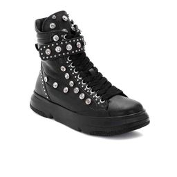 Saint G Women Textured Leather Sneakers-image-17
