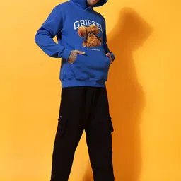 GRIFFEL Men Graphic Printed Sweatshirt image 5