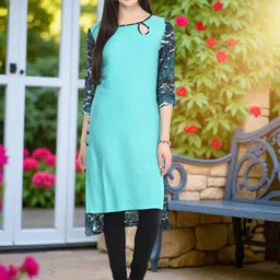 Pannkh Thread Work Boat Neck Straight Kurta-image-52