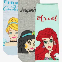 Bodycare Girls Pack Of 3 Assorted Cotton Ankle-Length Socks-image-86
