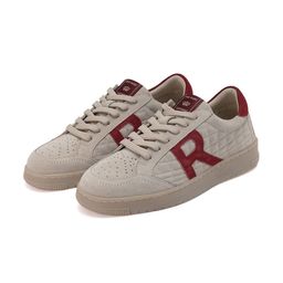 RARE RABBIT Men Perforations Leather Sneakers-image-40