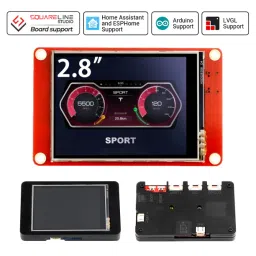 Elecrow ESP32 Display-2.8 Inch HMI with Touch Screen - High Resolution, WiFi, Bluetooth, LVGL Support With Acrylic Case image 2
