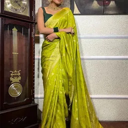 AMRUTKALA SAREES Woven Design Banarasi Saree-picture-32