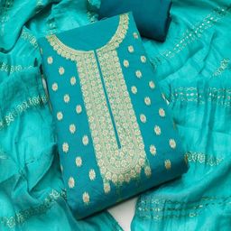 SHIJILA Unstitched Dress Material-image-73