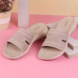 Mochi Women Open Toe Flats-58