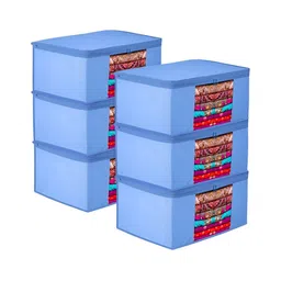 Aura Blue 6 Pieces Saree Cover Organisers-picture-25