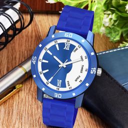 CSAMON Men Dial & Textured Straps Analogue Watch Aeviyo 1002BLU D NEW PU-image-39