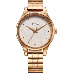 Titan Women Brass Dial & Stainless Steel Bracelet Style Straps Analogue Watch 2679WM02-image-57
