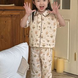 LULU & SKY Unisex Kids Printed Night suit-image-51