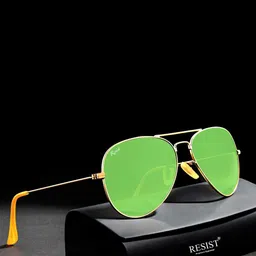 RESIST EYEWEAR Unisex Aviator Sunglasses with UV Protected Lens-image-50