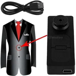 SNARIOVSN Mini Pocket Button Hidden Spy Camera Video Camera Motion Detection DV Camcorder Spy Camera-23