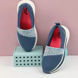 Liberty Women Mesh Running Non-Marking Slip-On Shoes-image-4