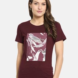 METTLE Women Printed T-shirt-image-82