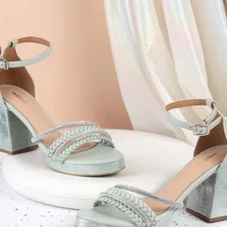 Mochi Embellished Block Sandals-17