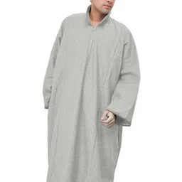 Exotic India Men Woollen Hooded Phiran-picture-11