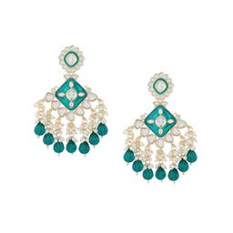 Zaveri Pearls Contemporary Drop Earrings-image-32