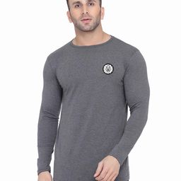 BEYOU FASHION Men Solid Long Sleeves Round Neck Casual T-shirt-image-85