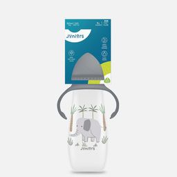 Juniors by Babyshop Transparent & Grey Elephant Printed Feeding Bottle - 300 ml-image-43