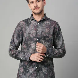 Mast & Harbour Floral Printed Spread Collar Long Sleeves Relaxed Fit Shirt-picture-49