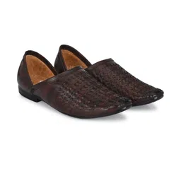 G L Trend Men Striped Mojaris-image-64