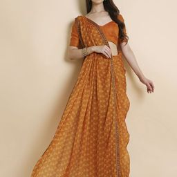 RATAN Sequinned Poly Chiffon Saree-48