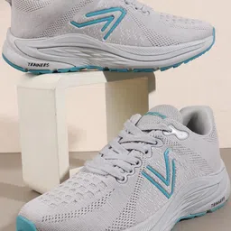 HITWAY Grey Non-Marking Mesh Walking Sports Shoes-image-130