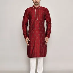 Arihant Rai Sinha Men Ethnic Motifs Embroidered Thread Work Kurta-picture-53