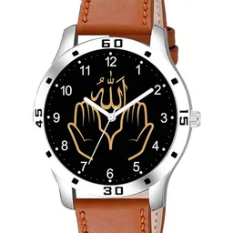 CSAMON Men Printed Dial Analogue Watch - AeviyoSLV Islamic NUM03 Beige L_SH-image-64